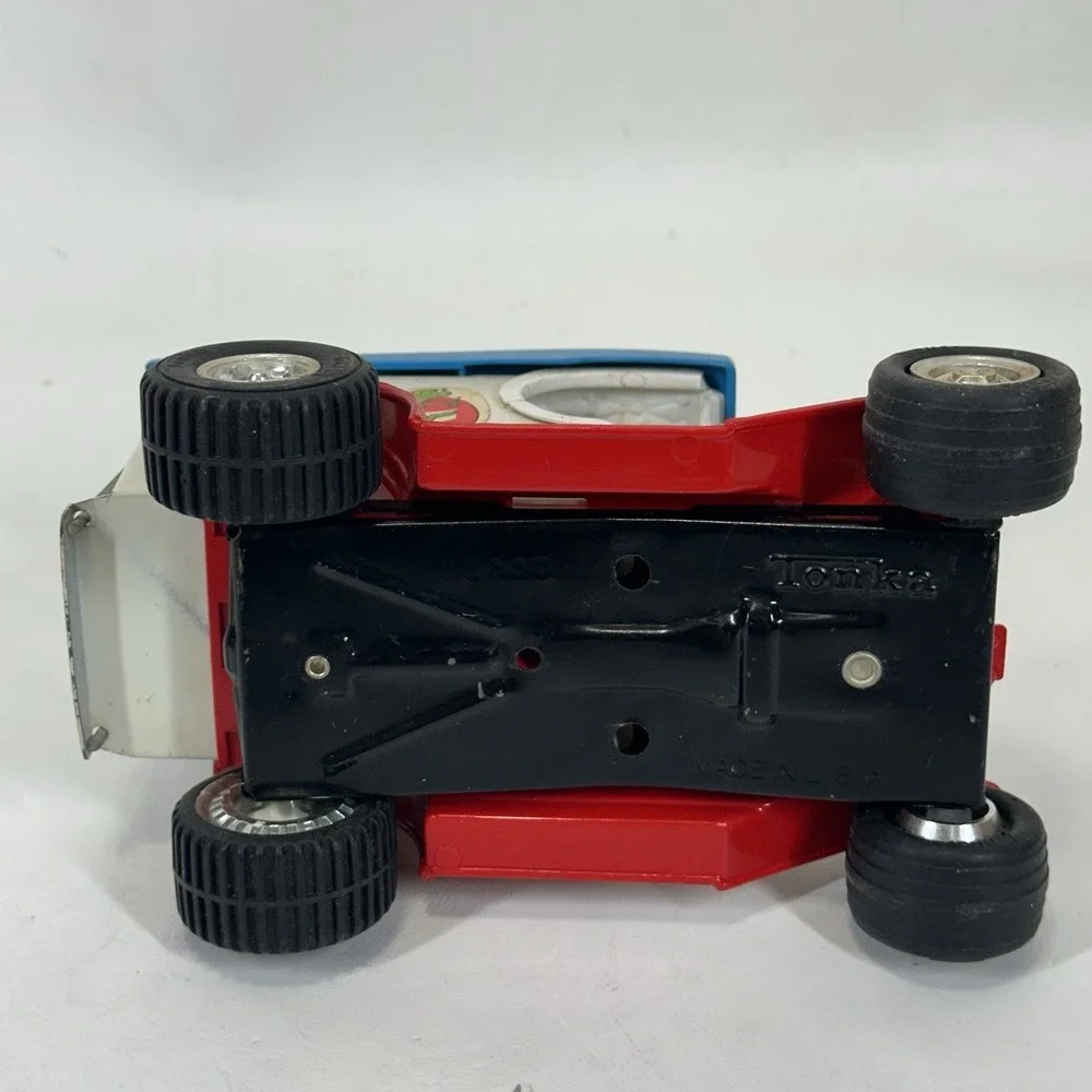Vintage 1970s Mini Tonka Apple Peeler Hot Rod Pressed Steel